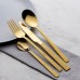 Faqueiro Inox Dourado Athenas 